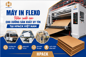 Máy In Flexo HPACK Việt Nam Giải Pháp Cho Xưởng Bao Bì