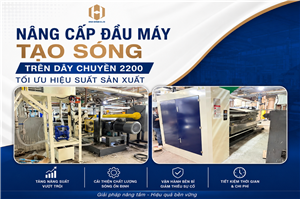 Hpack Máy Bao Bì Nâng Cấp Đầu Máy Tạo Sóng, Tối Ưu Hiệu Suất Dây Chuyền