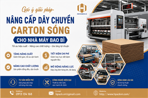 Gợi Ý Giải Pháp Nâng Cấp Dây Chuyền Carton Sóng Cho Nhà Máy Bao Bì Cùng Hpack