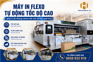 Hpack Máy In Flexo Tự Động Tốc Độ Cao Cho Thùng Carton