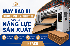 Máy Bao Bì Không Chỉ Là Thiết Bị, Mà Là Năng Lực Sản Xuất Cùng Hpack