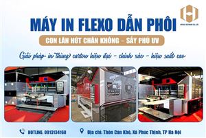 Khám Phá Đột Phá Trong Công Nghệ In Ấn: Máy In Flexo Dẫn Phôi